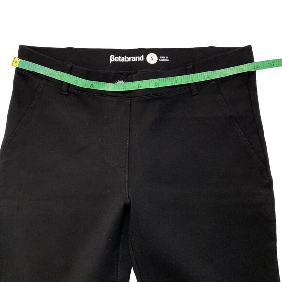 BETABRAND Straight Leg Classic Dress Yoga Pants in Black Small #W0076 - Picture 4 of 6